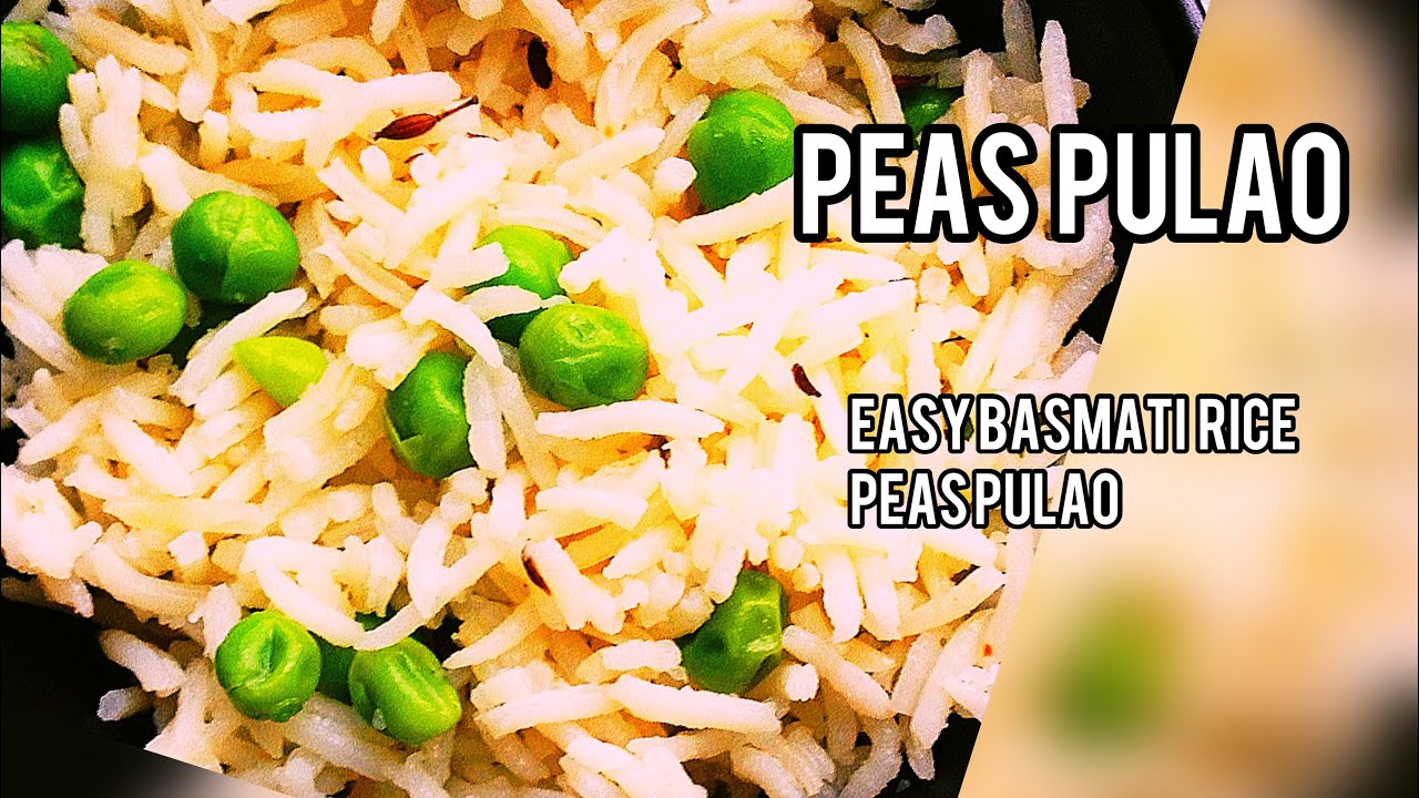 ️ How to make Peas Pulao Matar pulao. Basmati pilao rice with or