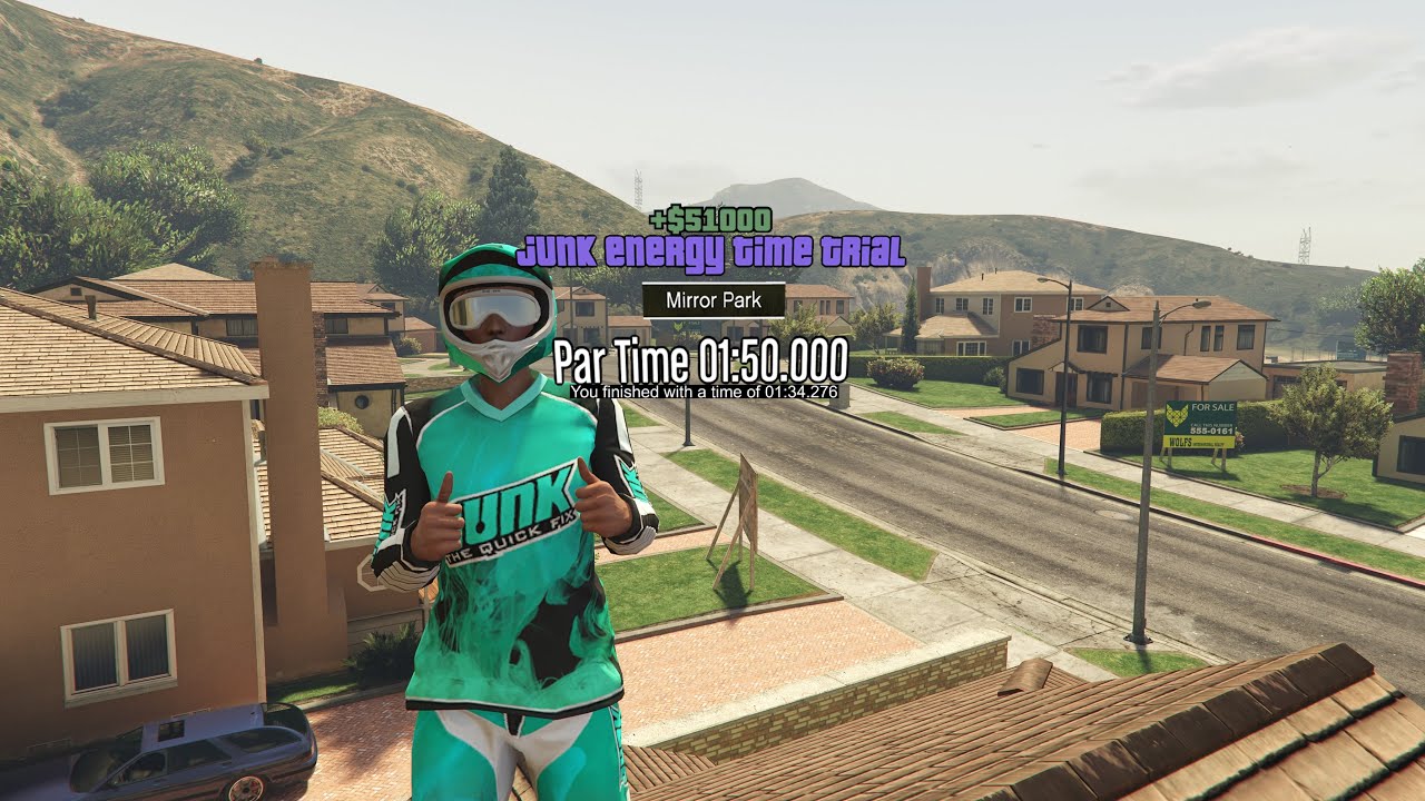 GTA Online Junk Energy Time Trial | Mirror Park (
