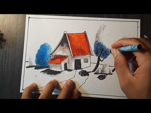 Video Tranh phong cảnh | Vẽ tranh đề tài tự chọn: tranh... - youtube