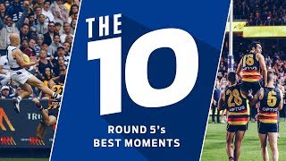The 10 best moments from Round 5, 2019 | AFL