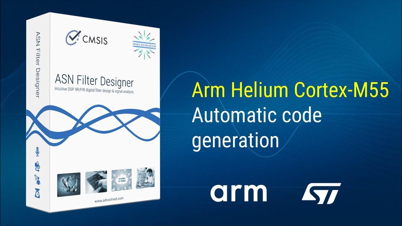 Arm Helium CortexM55 automatic code generator YouTube