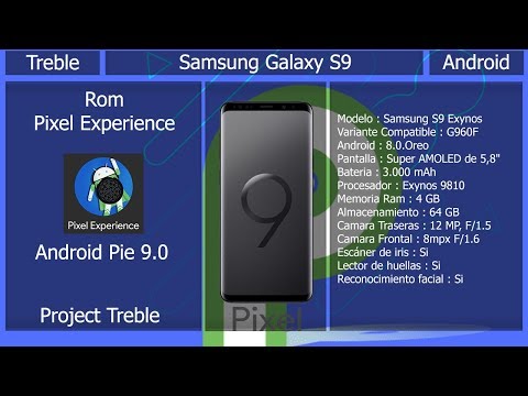 Rom Pixel Experience - Android 9.0 Pie - Project Treble