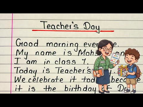 Speech on teachers day in English | Teacher’s day speech 2026 in English