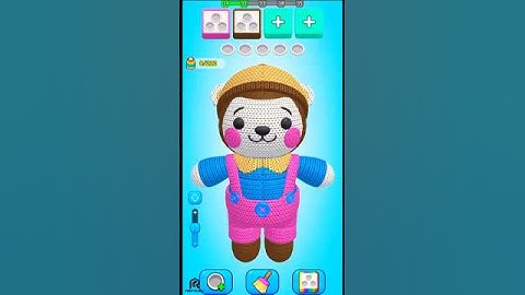Unravel Master Level 32 Cute Doll Puzzle Sort Game #shorts #gaming #games