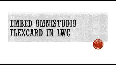 How to Embed a FlexCard in LWC and Pass Data