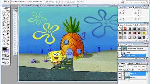 changing the back ground in photoshop cs8