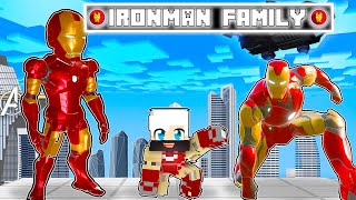 Having A IRONMAN FAMILY In Minecraft (Hindi)