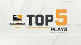 Overwatch League Top 5 Plays – Stage 4 – Week 1