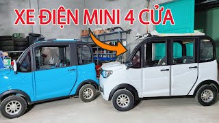 Đập Thùng Xe Điện Mini 4 Cửa, Có cửa sổ trời, Đưa con đi học, Đi Tết