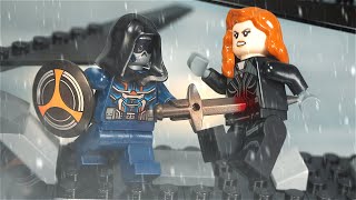 Black Widow VS Taskmaster Final Battle fight scene Lego Stop Motion