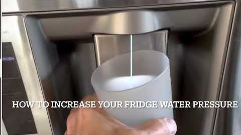 Ge refrigerator water dispenser slow after filter change