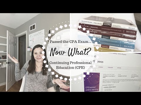 Passed the CPA Exam...Now What? | CPE Credits & How I'm Maintaining My License |