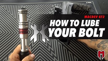 Macdev GT2 - How To Lube Your Gun Bolt