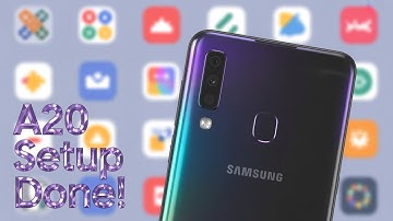 #HowTo - Setup Samsung A20 Device