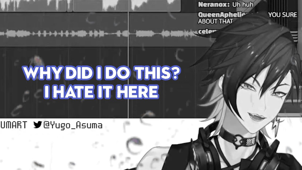 Yugo losing his mind editing this sussy screaming