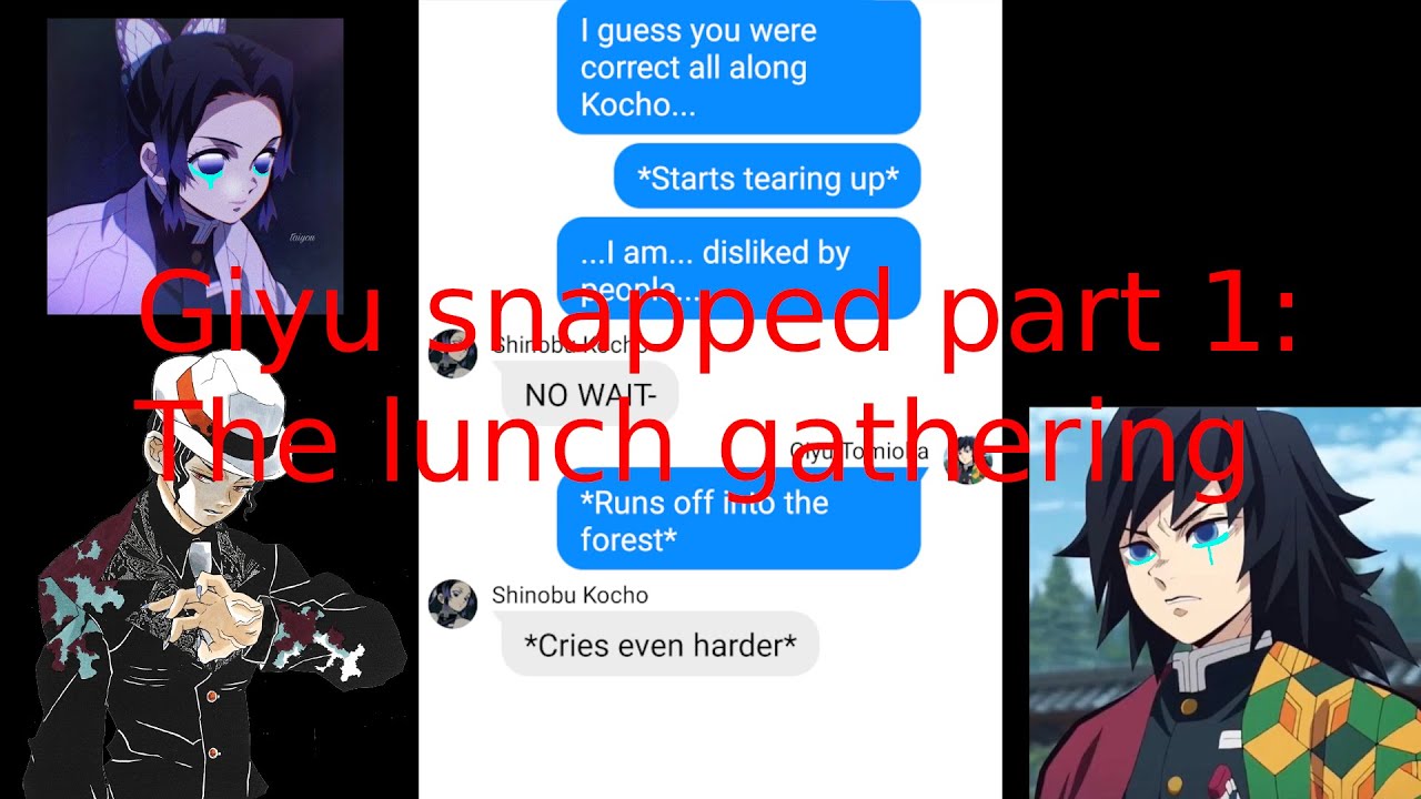 Demon Slayer texting stories, GiyiShino: Giyu Snaps part 1: Lunch gathering