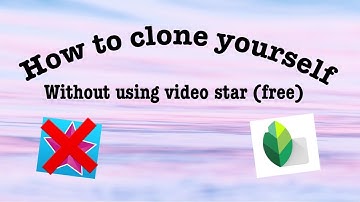 How to clone yourself In photos without video star !