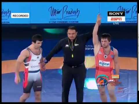 PWL 2017: David Tlashadze VS Magomed Kurbanaliev 11th Jan | Colors Delhi Sultans Vs Haryana Hammers