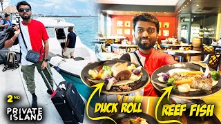 Adults Only 18+ Private Island CheckIN  Tasty Duck Roll & Reef Fish Maldives ?? DAN JR VLOGS