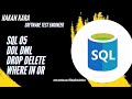 SQL 05 DDL DML Drop Delete Where In Or