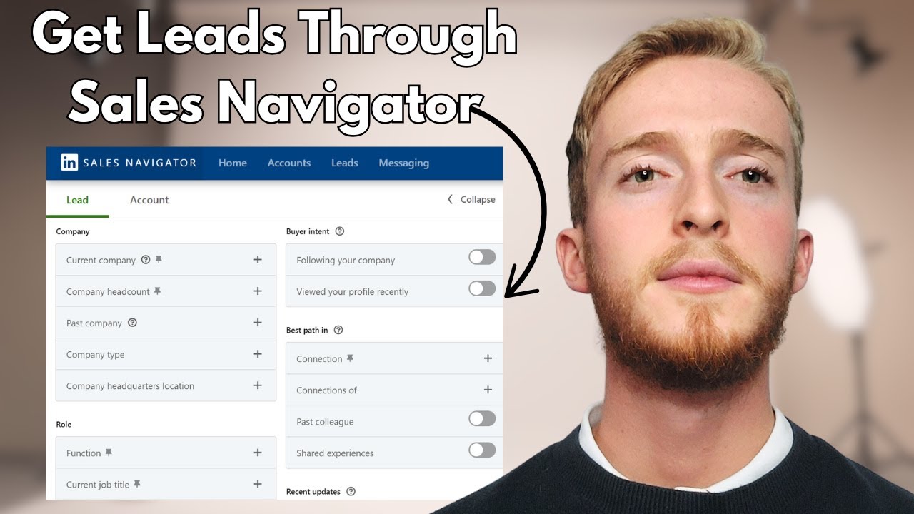 How I Use LinkedIn Sales Navigator For Lead Generation - YouTube