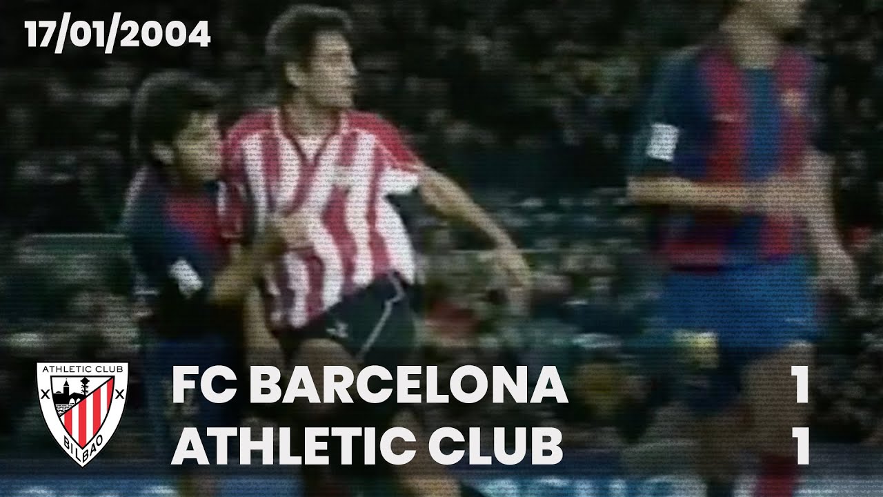 ⚽️ [Liga 03/04] J20 I FC Barcelona 1 - Athletic Club 1 I LABURPENA