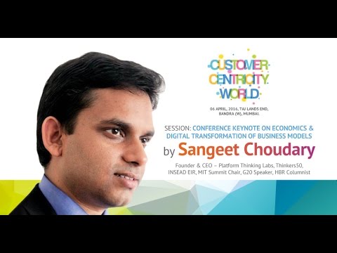 Hansa Cequity Customer Centricity World 2016. Keynote. Sangeet Paul Choudary