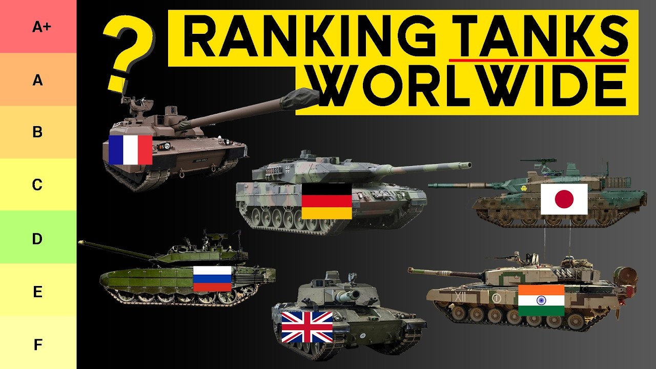 Ranking The Most Powerful Tanks In The World - YouTube