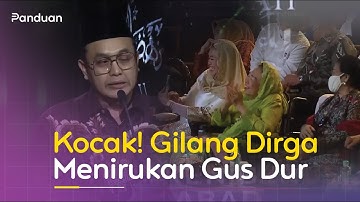 Kocak! Megawati Pun Tertawa, Saat Gilang Dirga Menirukan Gus Dur | Satu Abad Nahdlatul Ulama
