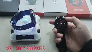 QS39 round make call fitness  smart watch
