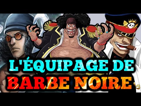 L'ÉQUIPAGE de BARBE NOIRE et ses 10 CAPITAINES EXPLIQUÉS ! (ONE PIECE)