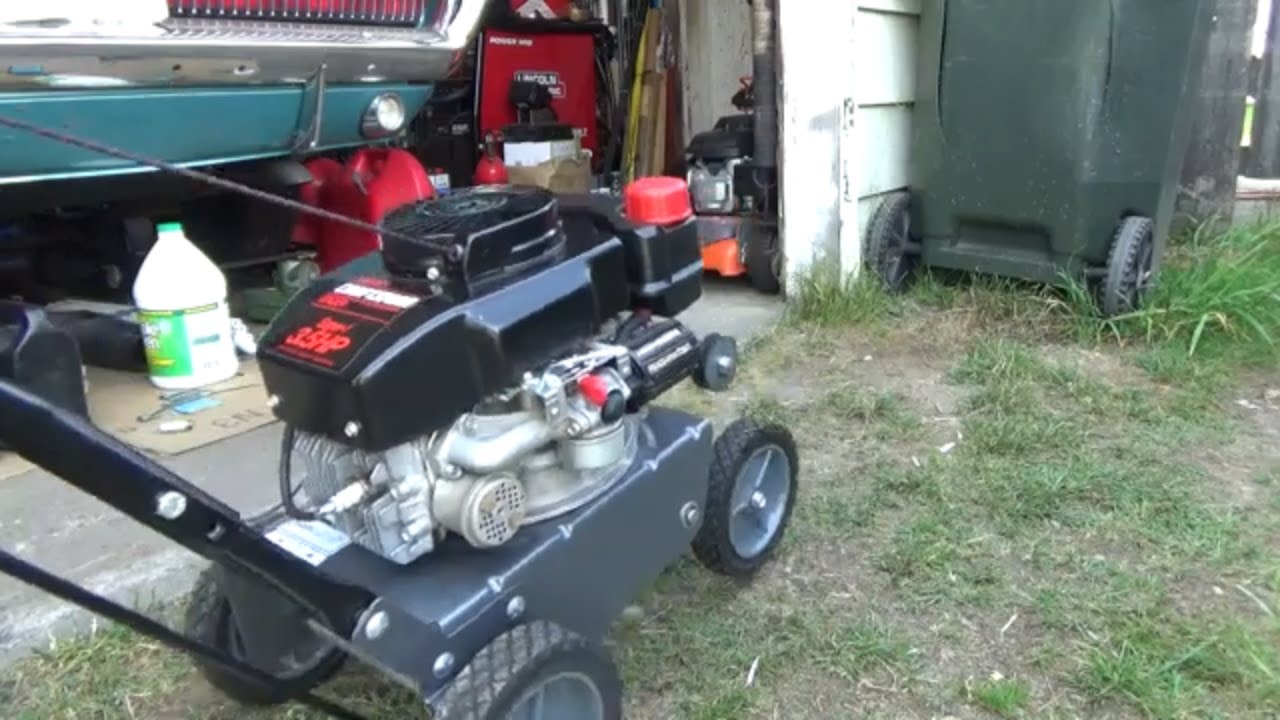 Craftsman edger update and first time use of E3 spark plug YouTube