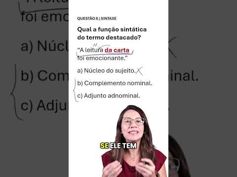 Qual a função sintática?? 🧐🧐