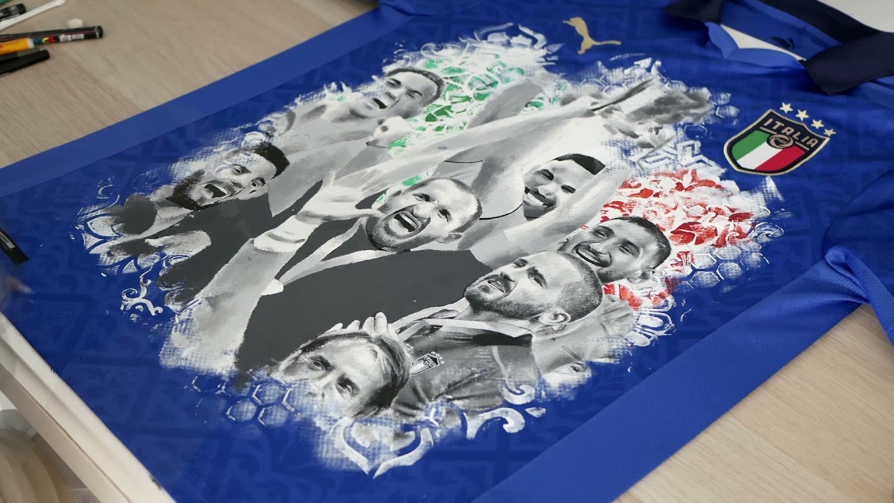 ITALIA - CHAMPIONS OF EUROPE (Speed Drawing)