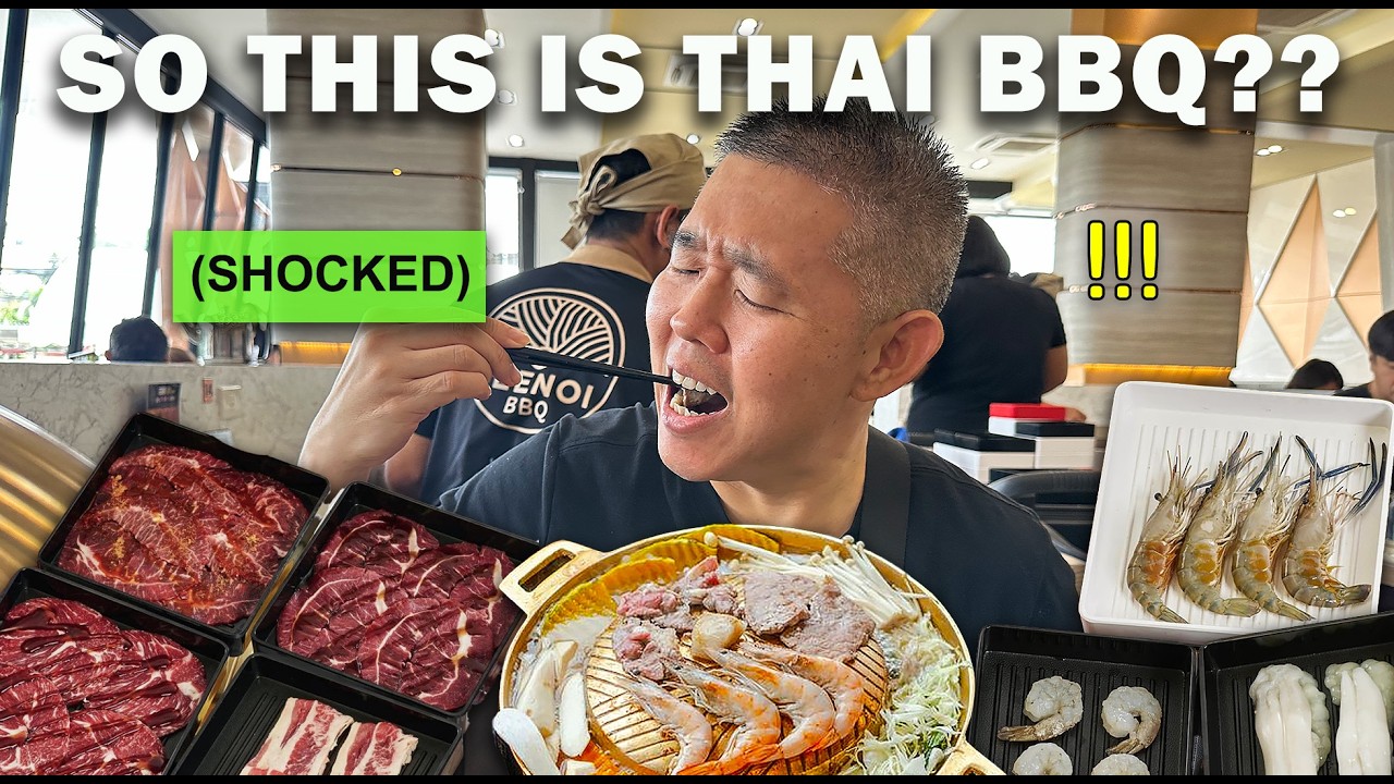 ТАЙСКОЕ БАРБЕКЮ за 9 долларов по системе «ешь сколько сможешь» в Бангкоке, Таиланд 🇹🇭 ТАК ДЕШЕВО!