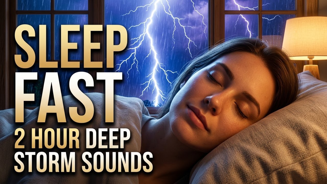 Cabin Thunderstorm ASMR for Restful Sleep