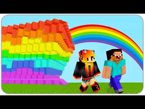 НУБ И ДЕВУШКА ПРОТИВ РАДУЖНОГО ЦУНАМИ В МАЙНКРАФТ ! КАК ВЫЖИТЬ В MINECRAFT ? ТРОЛЛИНГ ЗАЩИТА МУЛЬТИК - Смотреть видео с Ютуба без ограничений