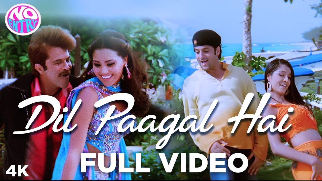 Dil Paagal Hai Full Song Video  No Entry  Kumar Sanu KK  Alka Yagnik  Salman Khan Hits