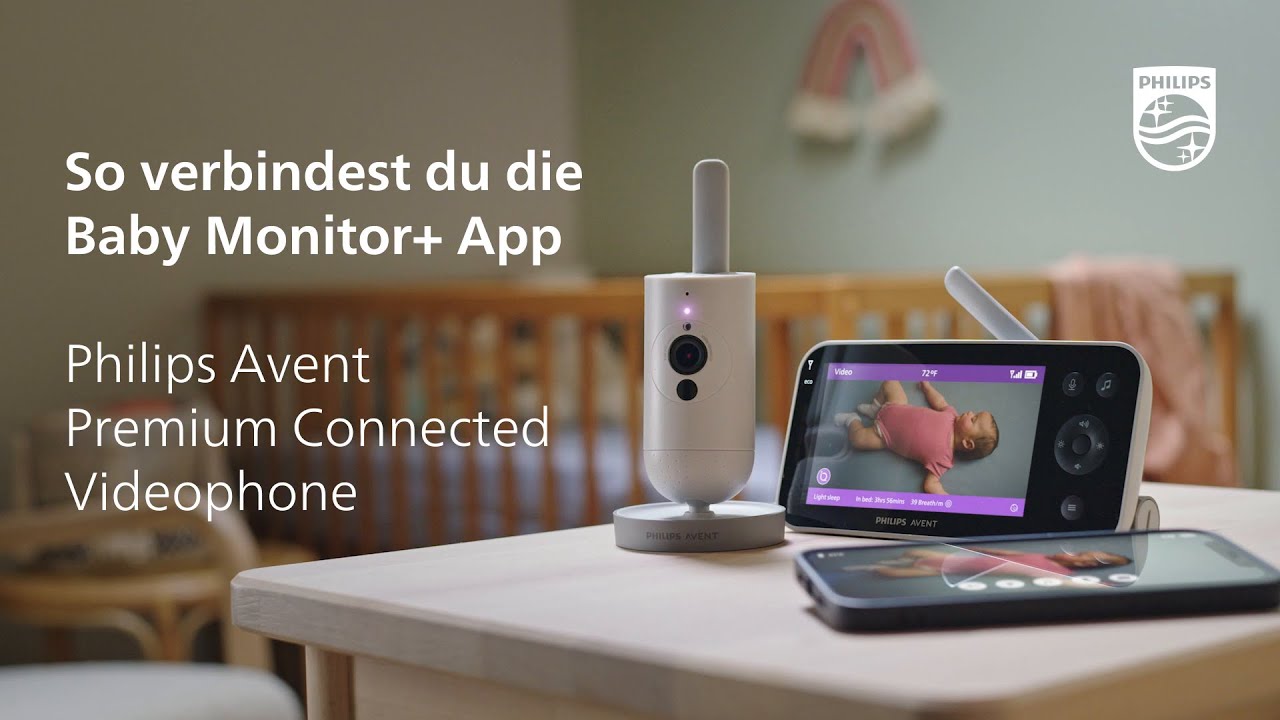 Philips Avent Premium Connected Videophone - So verbindest du die Baby ...