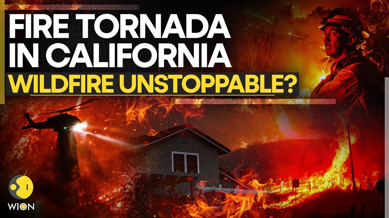 California Wildfire LIVE: Destructive Fire Tornado In Los Angeles Set ...