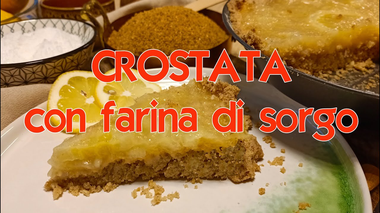 Crostata 🥧 con farina di sorgo e marmellata di limoni 🍋e zenzero 