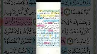 تثبيت وتربيط سورة النساء( ربع و اعبدوا الله)