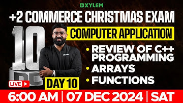 Plus Two Commerce Christmas Exam - Computer Application | 10 Days Challenge - Day 10 | +2 Commerce
