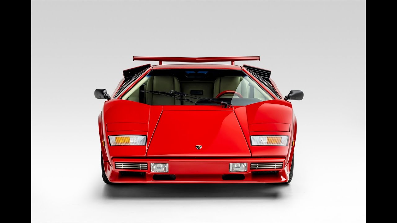 A 1987 Lamborghini Countach 5000 Quattrovalvole Is up for Auction – Robb  Report