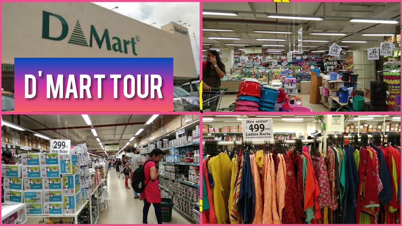 డీ మార్ట్ టూర్ D mart tour in Electronic city Bangalore YouTube