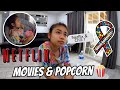 Autistic non verbal girl watching movies &amp; eating popcorn 🍿*Netflix &amp; chill* Autism life with Ashy