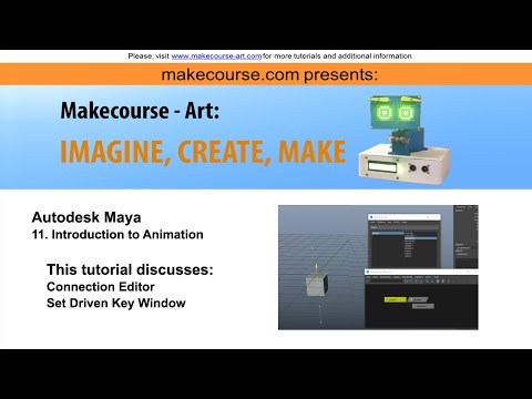 3D Modeling of Organic Shapes 11: Animation in Maya IV