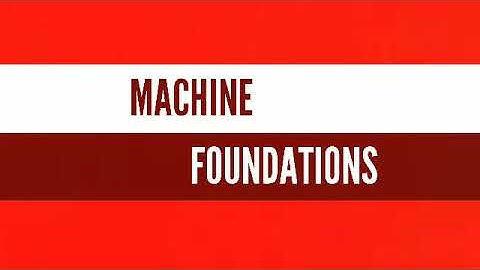 GEOTECHNICAL ENGINEERING-2 | MODULE 6|PART 1| MACHINE FOUNDATION for ktu