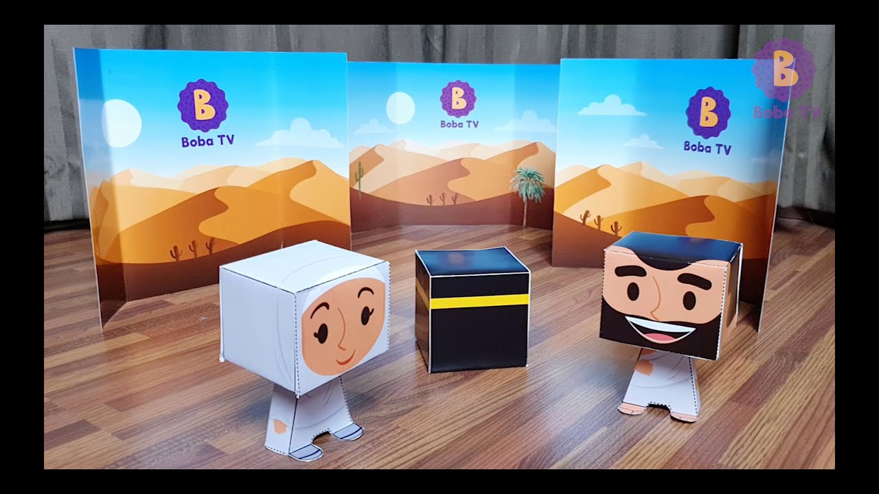 SERU ! DIY Mainan Kertas Tema Haji (Paper Craft / Paper Toy Printable
