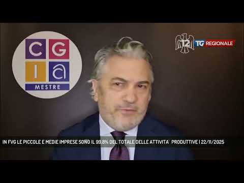 IN FVG LE PICCOLE E MEDIE IMPRESE SONO IL 99,8% DEL TOTALE DELLE ATTIVITA'  PRODUTTIVE | 22/11/2025